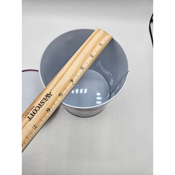 Hello Kitty Sanrio Tin Kitchen Canister Round‎ Cookie Jar Pink White NWT - Picture 6 of 8